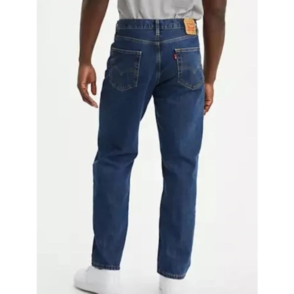 Levi's 550 Relaxed Fit Men's 40x30 Medium Wash Straight Leg Denim Blue Jeans - Picture 2 of 13
